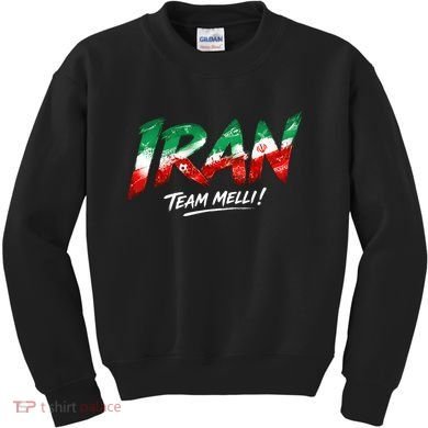 Iran Team Melli Soccer Fan Apparel Kids Sweatshirt
