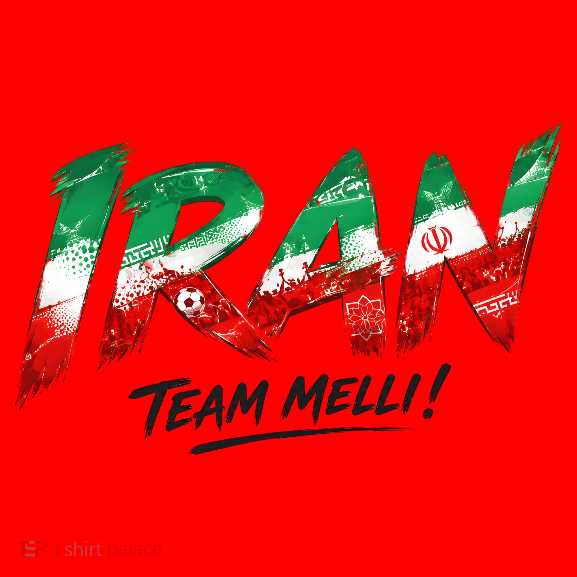Iran Team Melli Soccer Fan Apparel Santa Hat