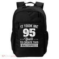 It Took Me 95 Years Masterpiece 95th Birthday 95 Years Old Backpack thumb 0