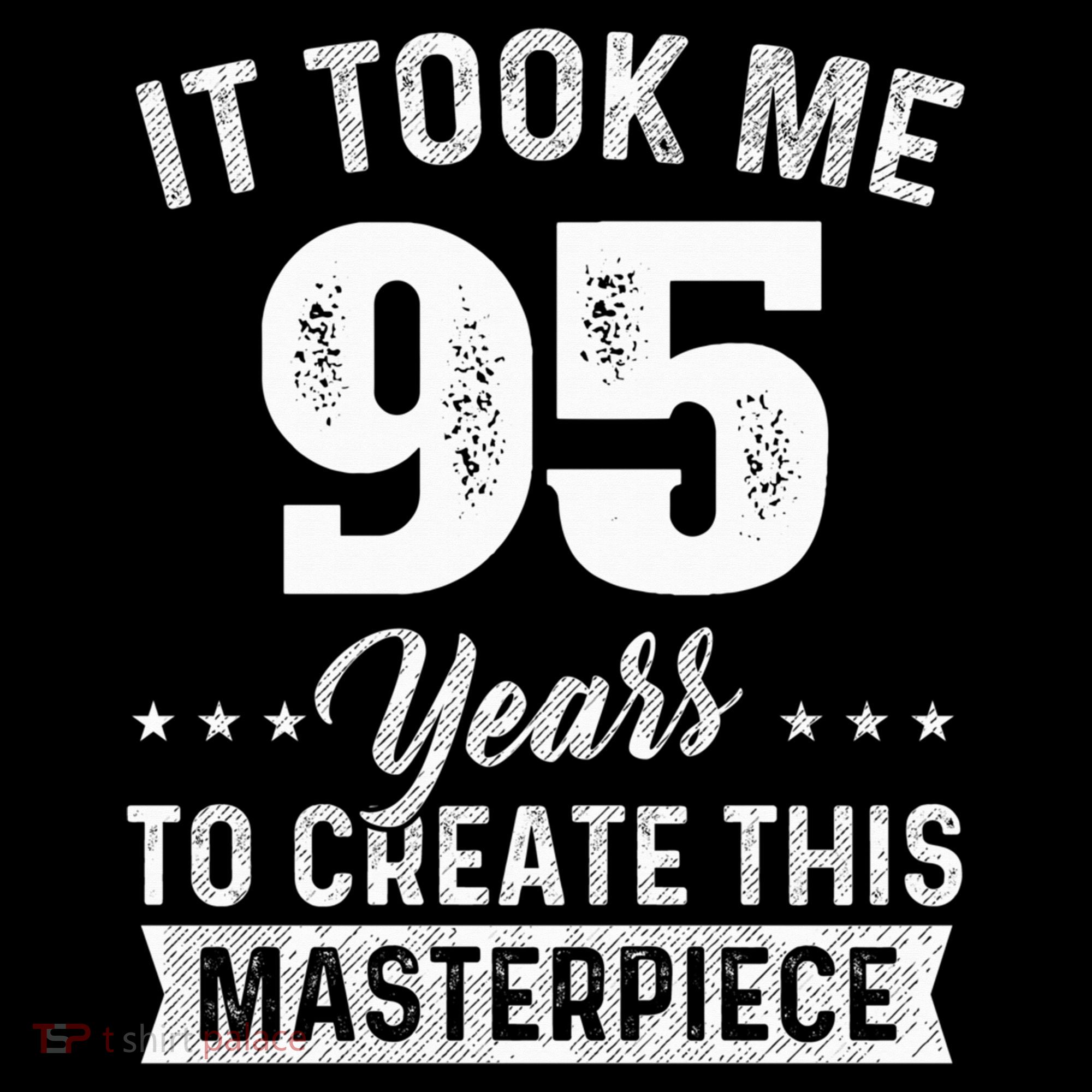 It Took Me 95 Years Masterpiece 95th Birthday 95 Years Old Women's Hoodie