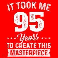 It Took Me 95 Years Masterpiece 95th Birthday 95 Years Old Santa Hat thumb 1