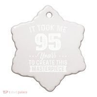 It Took Me 95 Years Masterpiece 95th Birthday 95 Years Old Ceramic Ornament thumb 0