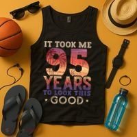 It Took Me 95 Years Old To Look This Good 1927 95th Birthday Tank Top thumb 4