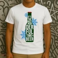 It's The Most Wonderful Time For Beer Funny Christmas T-Shirt thumb 3
