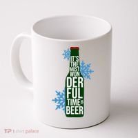 It's The Most Wonderful Time For Beer Funny Christmas Coffee Mug thumb 0