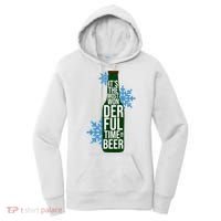 It's The Most Wonderful Time For Beer Funny Christmas Women's Hoodie thumb 0