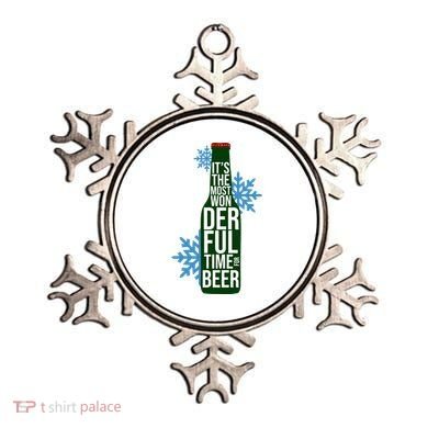It's The Most Wonderful Time For Beer Funny Christmas Ornament