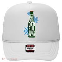 It's The Most Wonderful Time For Beer Funny Christmas Hat thumb 0