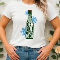 It's The Most Wonderful Time For Beer Funny Christmas Women's T-Shirt thumb 2