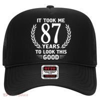 It Took Me 87 Years To Look This Good 87th Birthday Hat thumb 0