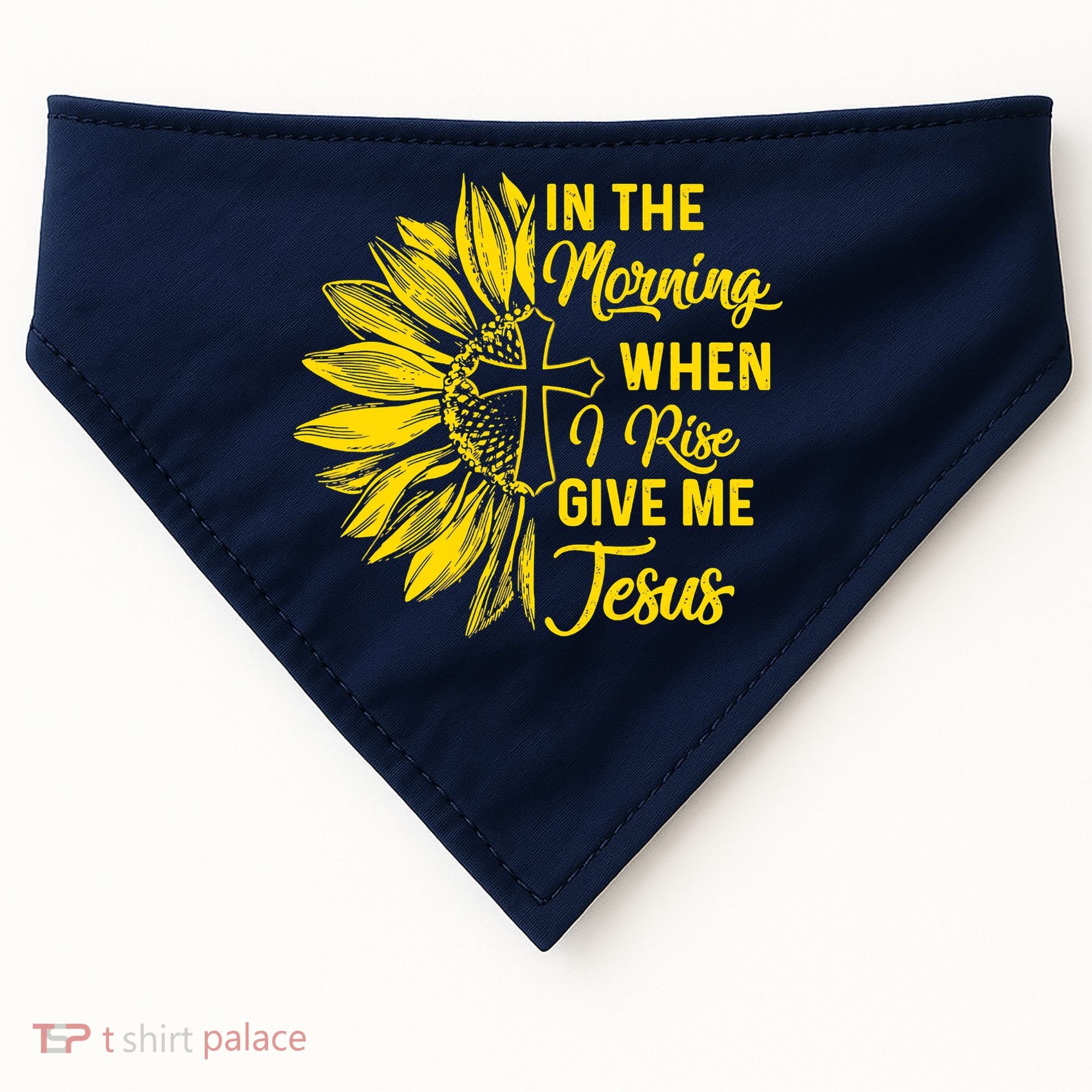 In The Morning When I Rise Give Me Jesus USA-Made Doggie Bandana