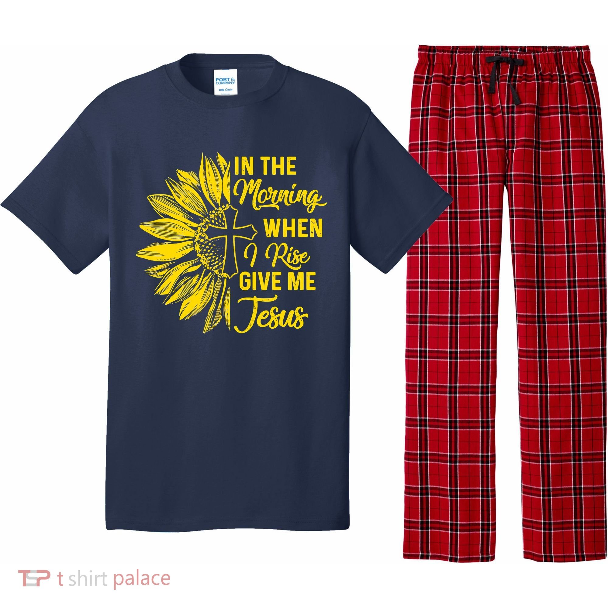In The Morning When I Rise Give Me Jesus Pajama Set