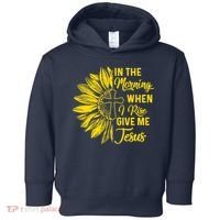 In The Morning When I Rise Give Me Jesus Toddler Hoodie thumb 0