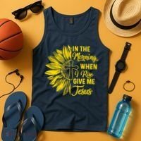 In The Morning When I Rise Give Me Jesus Tank Top thumb 4