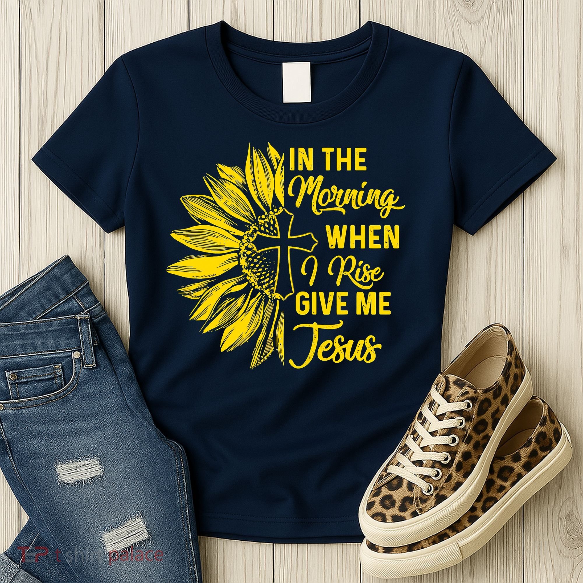 In The Morning When I Rise Give Me Jesus Women's T-Shirt