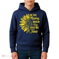 In The Morning When I Rise Give Me Jesus Kids Hoodie thumb 4