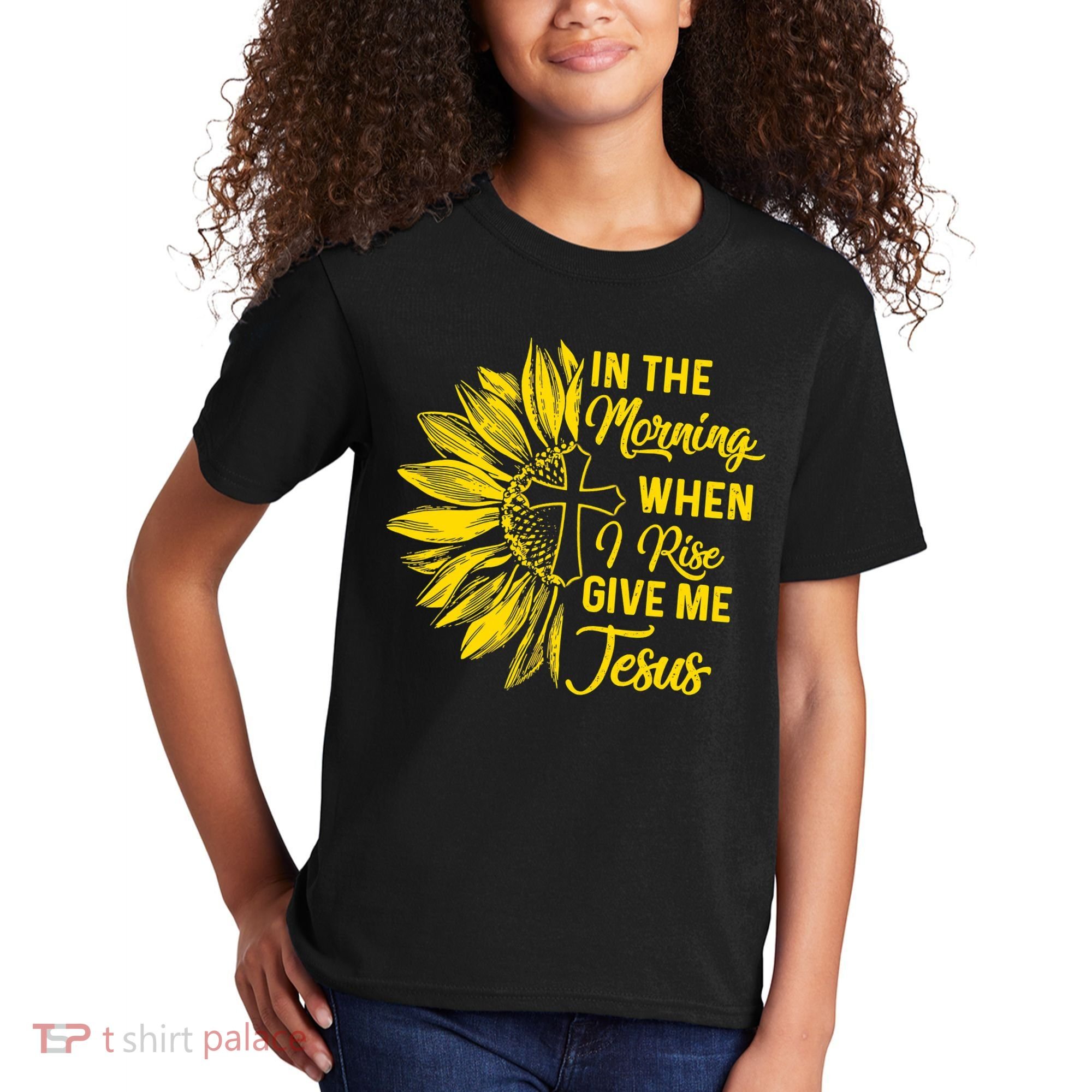 In The Morning When I Rise Give Me Jesus Kids T-Shirt