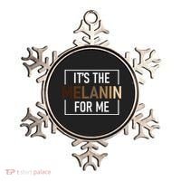 Its The Melanin For Me Melanated Black History Month Ornament thumb 0