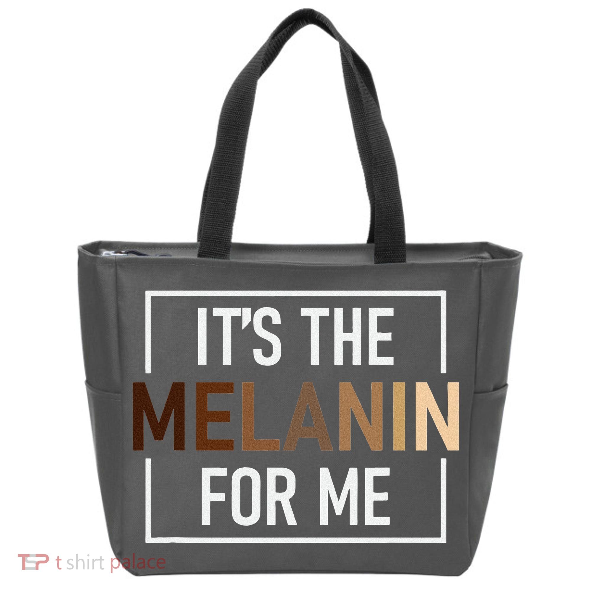 Its The Melanin For Me Melanated Black History Month Tote Bag