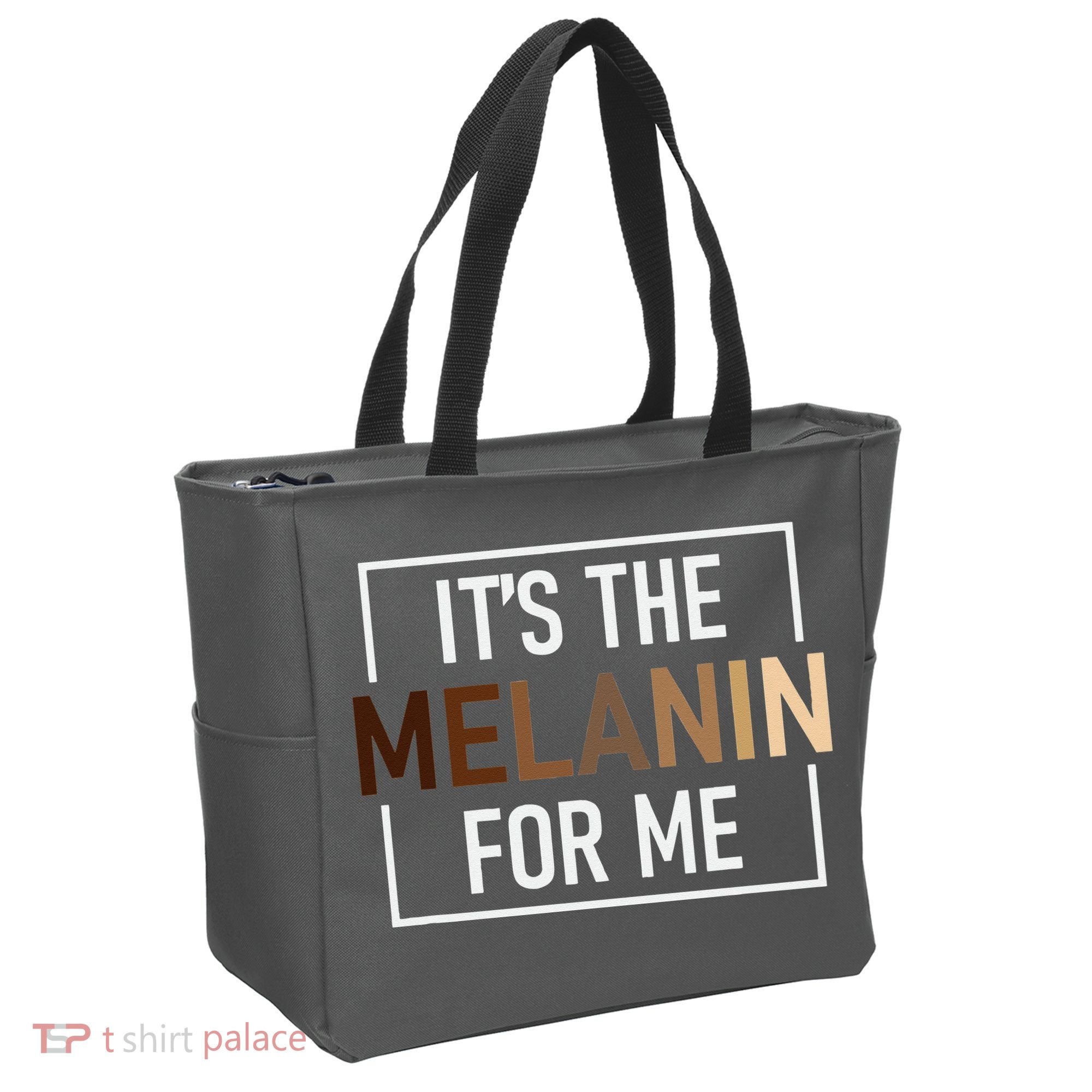Its The Melanin For Me Melanated Black History Month Tote Bag