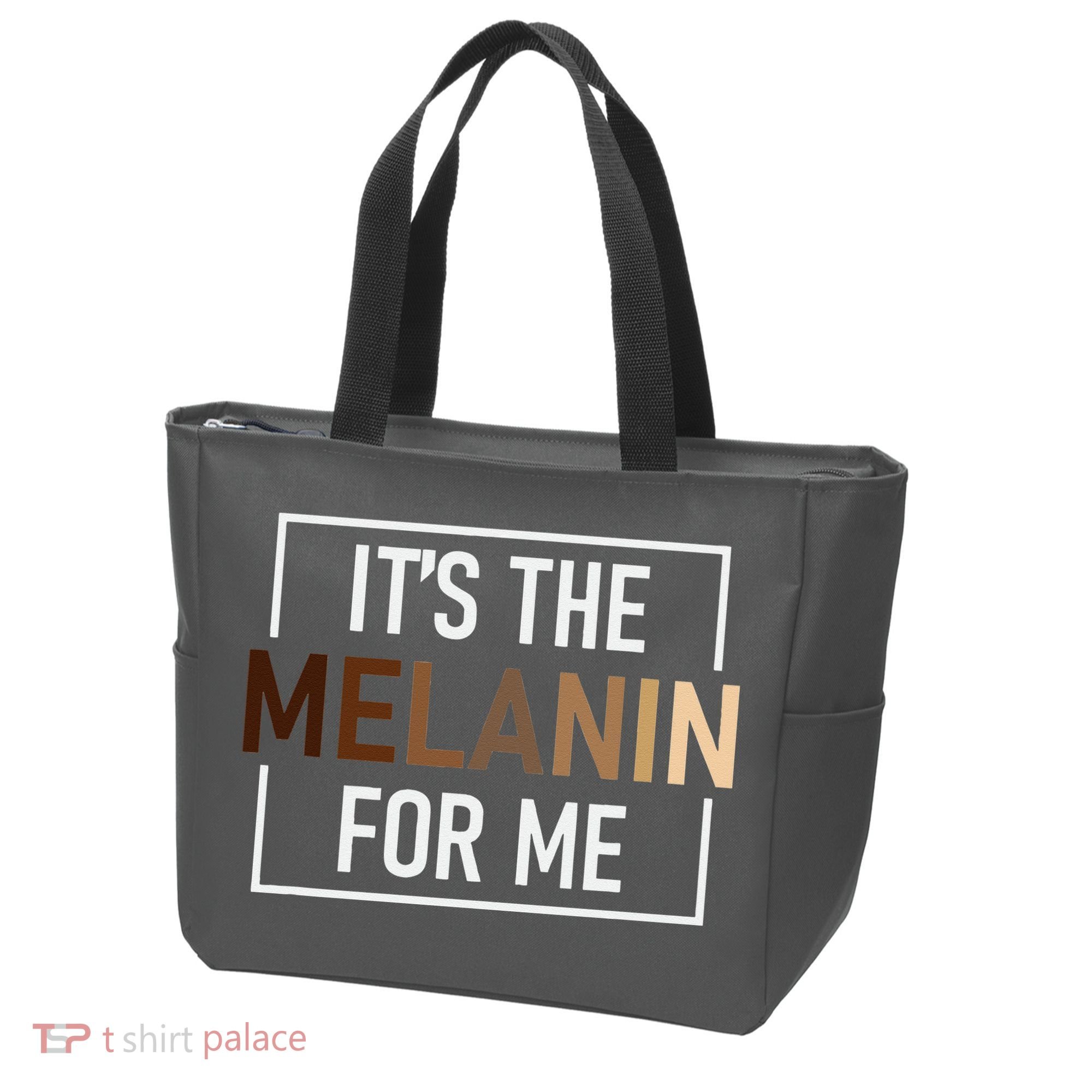 Its The Melanin For Me Melanated Black History Month Tote Bag