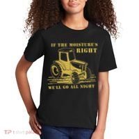 If The Moisture's Right Funny Farmer Tractor Kids T-Shirt thumb 2