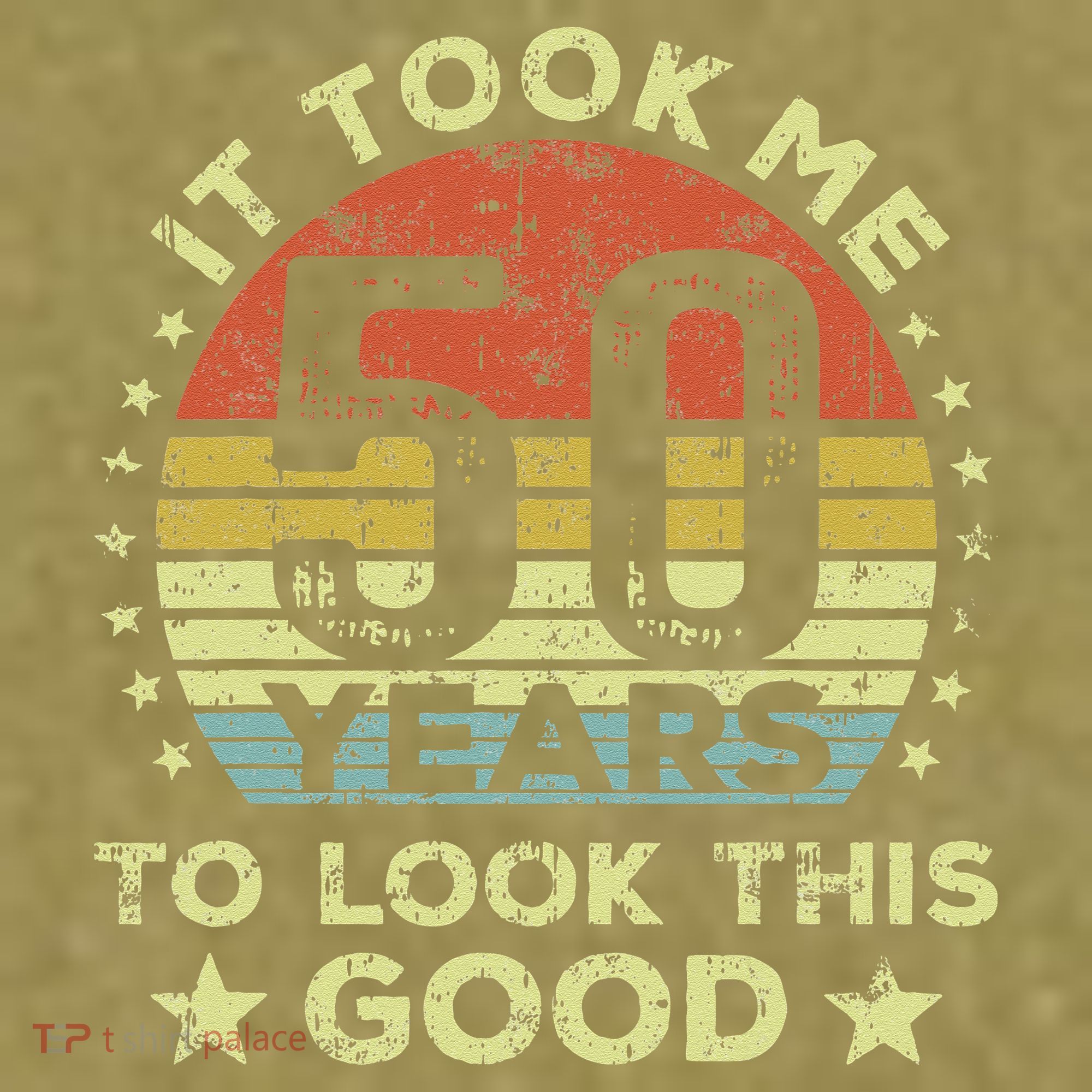 It took me 50 years to look this good 50th Birthday Garment-Dyed Women's Muscle Tee