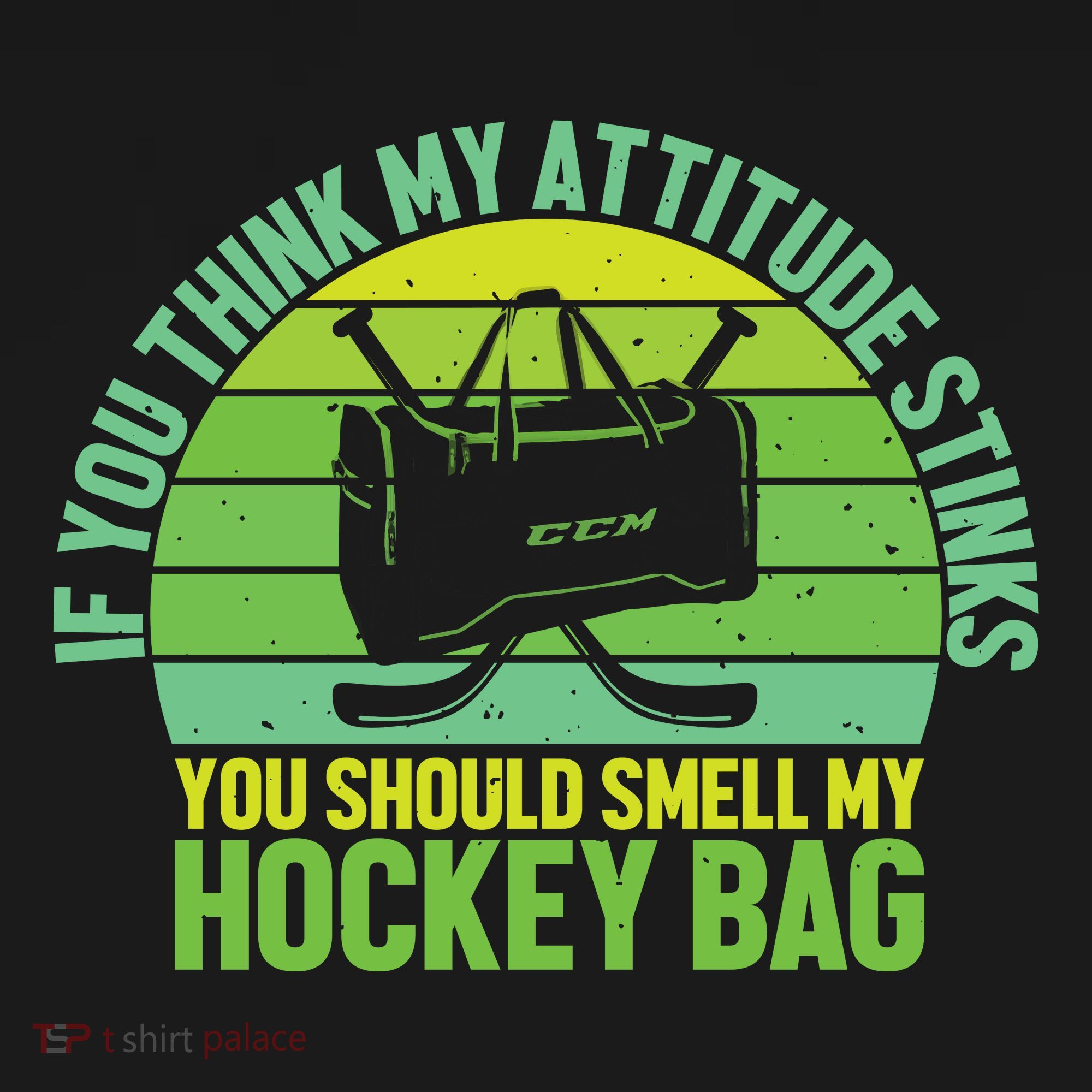 If Think My Attitude Stinks You Should Smell My Hockey Bag Doggie Tank