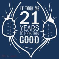 It Took Me 21 Years To Look This Good Gift For 21st Birthday Doggie Tank thumb 4