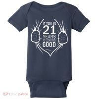 It Took Me 21 Years To Look This Good Gift For 21st Birthday Baby Bodysuit thumb 0