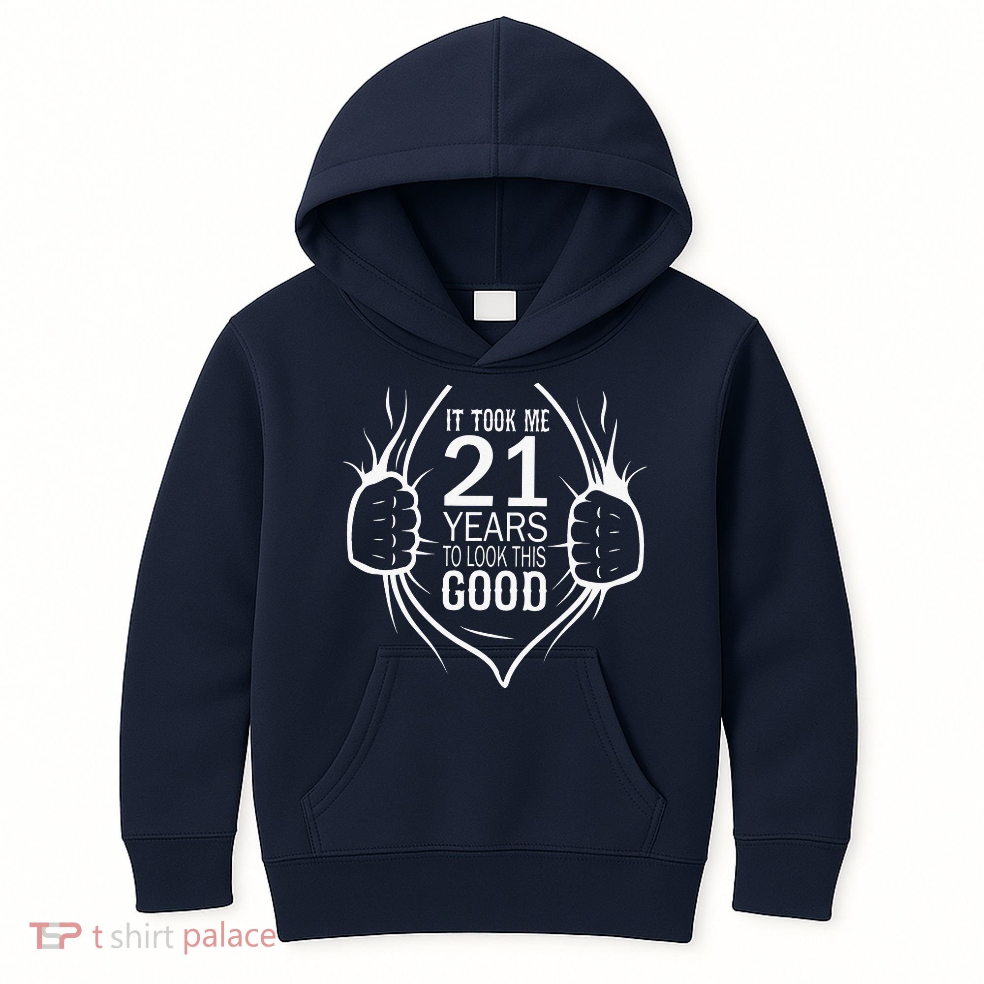 It Took Me 21 Years To Look This Good Gift For 21st Birthday Kids Hoodie