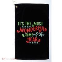 It's The Most Wonderful Time Of The Year Cute Christmas Golf Towel thumb 0