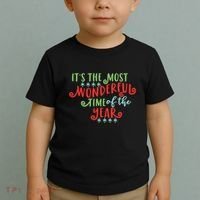 It's The Most Wonderful Time Of The Year Cute Christmas Toddler T-Shirt thumb 2