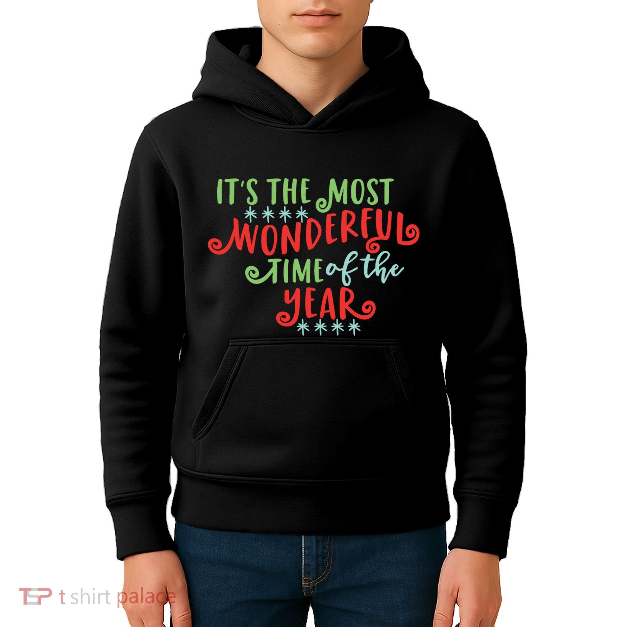 It's The Most Wonderful Time Of The Year Cute Christmas Kids Hoodie
