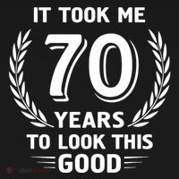 It Took Me 70 Years To Look This Good 70th Birthday Women's Hoodie thumb 2