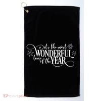 It's The Most Wonderful Time Of The Year Golf Towel thumb 0