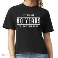 It Took Me 80 Years To Look This Good Birthday Comfort Colors Boxy T-Shirt thumb 0