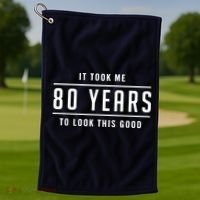 It Took Me 80 Years To Look This Good Birthday Golf Towel thumb 1
