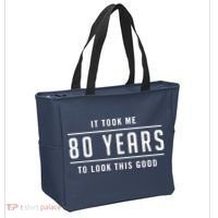 It Took Me 80 Years To Look This Good Birthday Tote Bag thumb 2