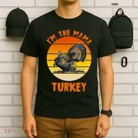 I'm The Mama Turkey T-Shirt thumb 6