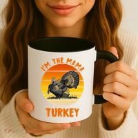 I'm The Mama Turkey Coffee Mug thumb 3