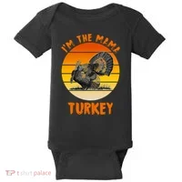 I'm The Mama Turkey Baby Bodysuit thumb 0