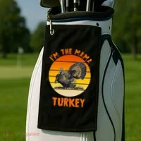 I'm The Mama Turkey Golf Towel thumb 2