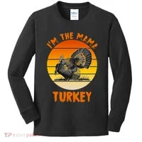 I'm The Mama Turkey Kids Long Sleeve Shirt thumb 0