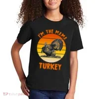 I'm The Mama Turkey Kids T-Shirt thumb 2
