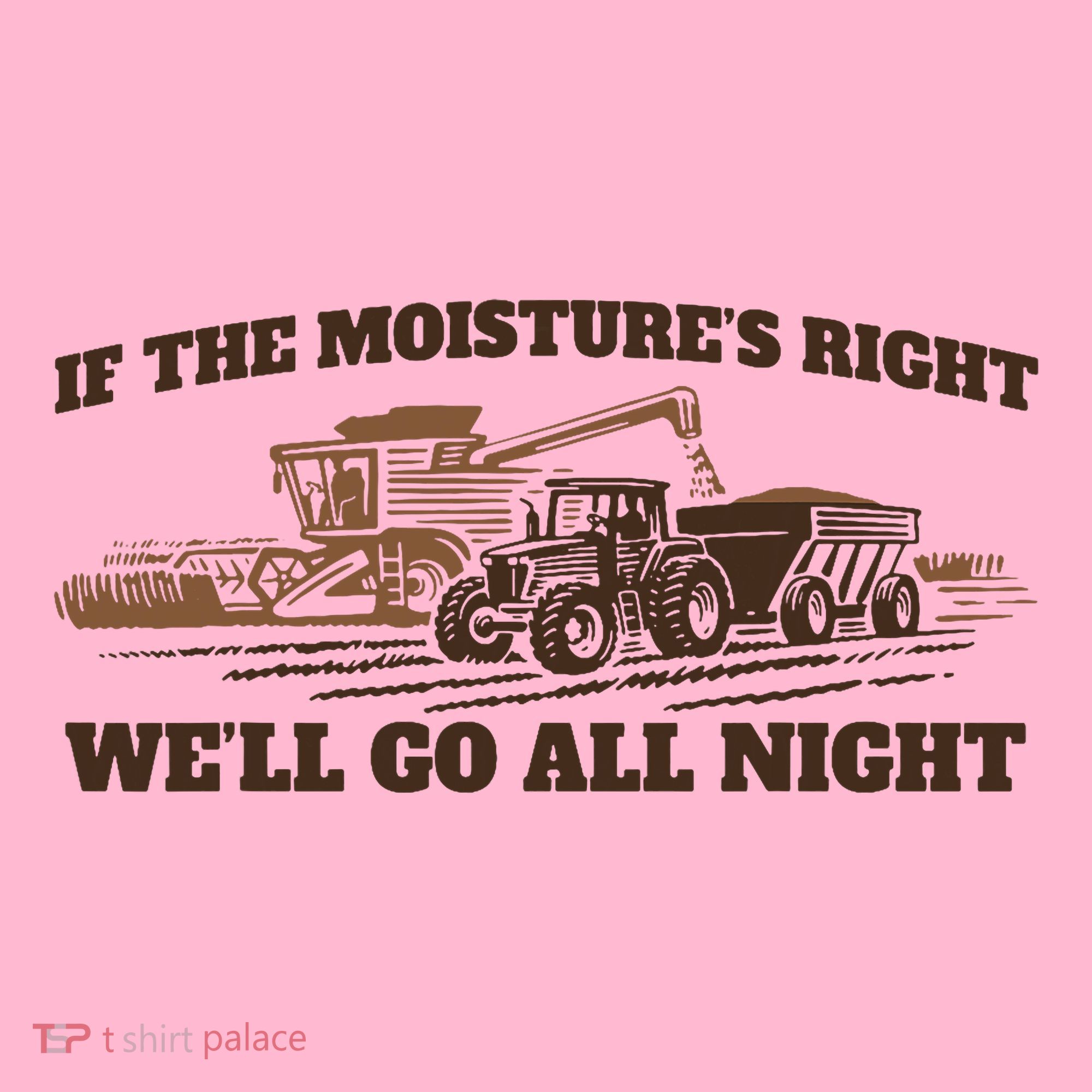 If The Moistures Right WeLl Go All Night Coaster