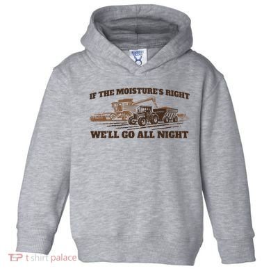 If The Moistures Right WeLl Go All Night Toddler Hoodie