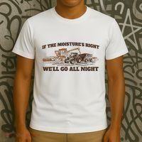 If The Moistures Right WeLl Go All Night T-Shirt thumb 3