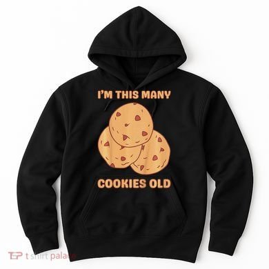 I'm This Many Cookies Old Cookie 3rd Birthday 3 Years Old Hoodie