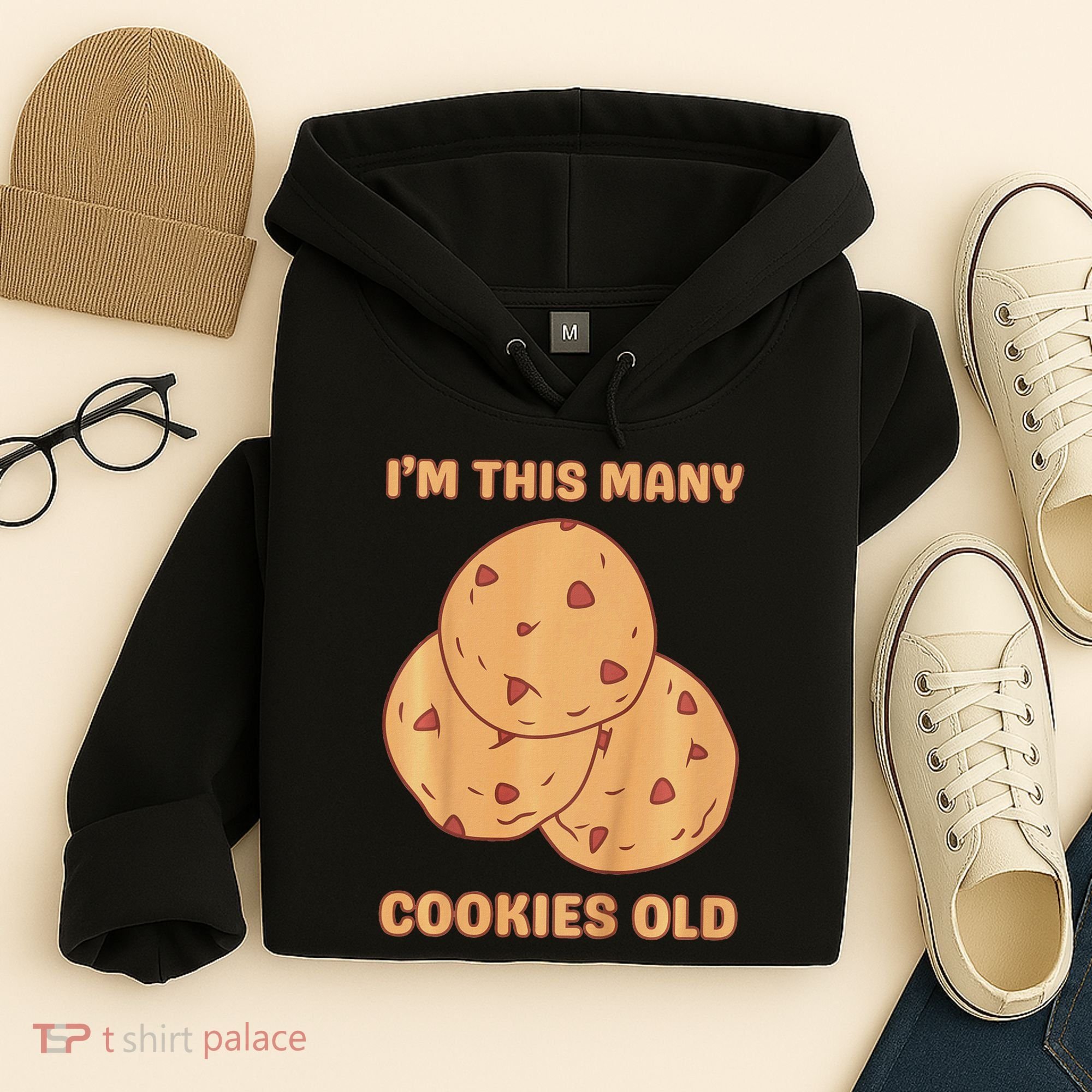 I'm This Many Cookies Old Cookie 3rd Birthday 3 Years Old Hoodie